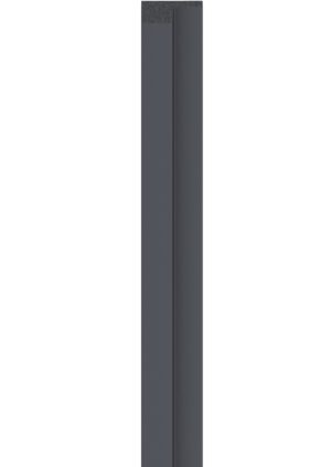 Рейка стеновая левая LINERIO L-LINE ANTHRACITE