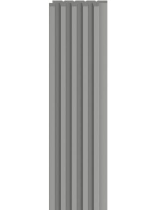 Реечные панели для внутренней отделки LINERIO S-LINE GREY серый (RAL 7042, NCS 4502 - G)
